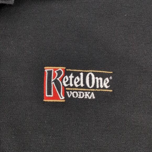 Ketel One Vodka Embroidered Women's Black Golf Shirt/Tee/Polo Top - Size M - EUC - Picture 4 of 9